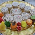 Decorazione dolci sardi di mandorle: gioielli